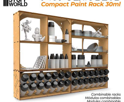 Modular Paint Rack – modulárny organizér Compact na 30ml fľaštičky GSW (vertikálne)