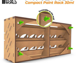 Modular Paint Rack – modulárny organizér Compact na 30ml fľaštičky GSW (vertikálne)