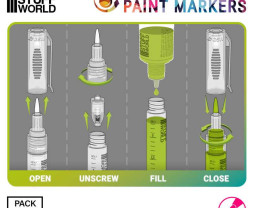 Plniteľné fixky Green Stuff World, veľkosť hrotu #2 (5 ks)
