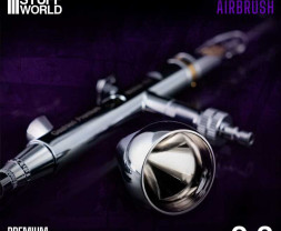 Dvojčinná striekacia airbrush pištoľ Gaahleri Premium GHPM-Mobius s tryskou 0,3 mm