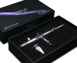Dvojčinná striekacia airbrush pištoľ Gaahleri Premium GHPM-Mobius s tryskou 0,3 mm
