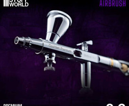 Dvojčinná striekacia airbrush pištoľ Gaahleri Premium GHPM-Mobius s tryskou 0,2 mm