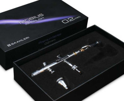 Dvojčinná striekacia airbrush pištoľ Gaahleri Premium GHPM-Mobius s tryskou 0,2 mm