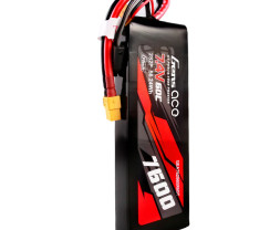 GENS ACE G-TECH LIPO HARDCASE- 2S 7600 mAh (60C) s PC material case s konektorem XT-60