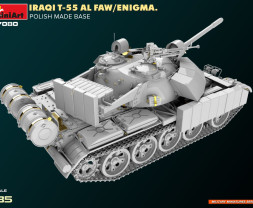 1:35 Iraqi T-55 AL FAW/Enigma. Polish Made Base