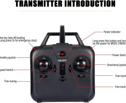 RC mikrovrtulník C129 Firefox RTF (Blue)