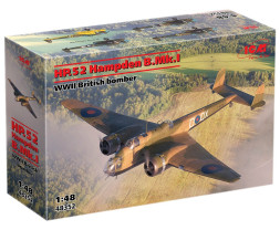 1:48 Handley Page HP.52 Hampden B.Mk.I British WWII Bomber