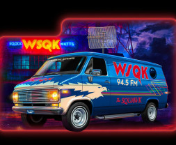 1:25 GMC WSQK Squawk Van (Stranger Things)