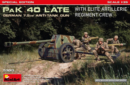 1:35 German 7.5cm PaK 40 Late w/ Elite Artillerie Regiment Crew (Special Edition)