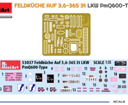 1:35 Feldküche Auf 3,6-36S 3t LKW PmQ600-Type
