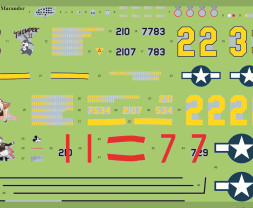 1:48 B-26C-45 Marauder American WWII Bomber