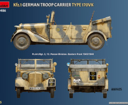 1:35 Kfz.1 German Troop Carrier Type 170VK 