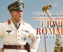 1:12 Erwin Rommel WWII German General Field Marshal