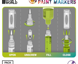 Plniteľné fixky Green Stuff World, veľkosť hrotu #1 (5 ks)