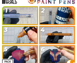 Plniteľné fixky Green Stuff World, veľkosť hrotu #0,5 (6 ks)