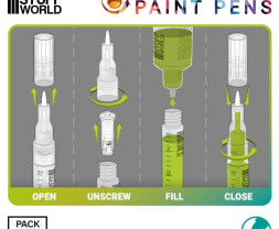 Plniteľné fixky Green Stuff World, veľkosť hrotu #0,7 (6 ks)