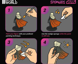 Paint Wedge Sponges – aplikačné hubky v tvare klinu (24 ks)