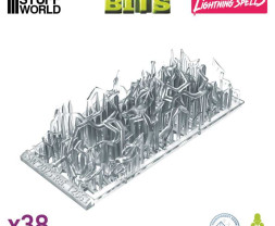 3D Printed Set Light Spells – 3D tlačené blesky (38 ks)