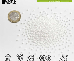 Moldable Thermoplastic Beads – tvarovateľné termoplastické guličky biele (100 g)