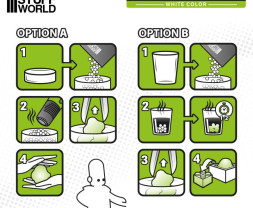 Moldable Thermoplastic Beads – tvarovateľné termoplastické guličky biele (100 g)