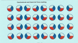 1:48 Československé výsostné znaky s modrým lemom
