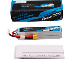 Gens ACE LiPo - 4S 900mAh 14,8V 4S1P (80C) XT30 Plug