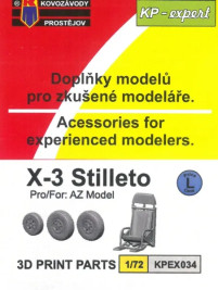 X-3 Stiletto wheels and seat