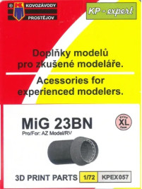 MiG-23BN 3D Tryska/Exhaust