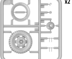 1:35 Chevrolet G7117 Cargo Truck w/ Water Trailer