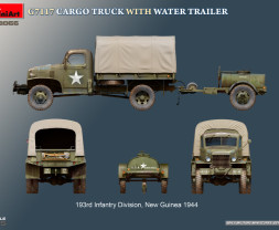 1:35 Chevrolet G7117 Cargo Truck w/ Water Trailer