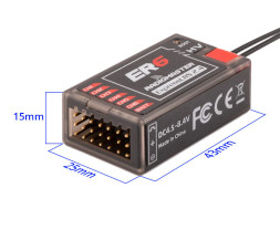 Prijímač RadioMaster ER6 2.4GHz ELRS PWM