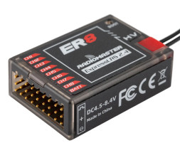 Prijímač RadioMaster ER8 2.4GHz ELRS PWM