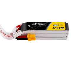 Gens Ace LiPo Tattu Serie - 3S 450mAh 11,4V 3S1P HV (95C) XT30U-F Plug