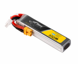 Gens Ace LiPo Tattu Serie - 2S 650mAh 7,6V 2S1P HV (95C) XT30 Plug