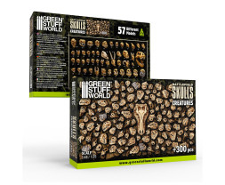 3D Printed Set Battlefield Creature Skulls – 3D tlačené lebky monštier (300 ks)