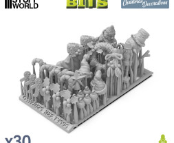 3D Printed Christmas Decorations Set – sada vianočných ozdôb (30 ks)