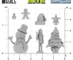 3D Printed Christmas Decorations Set – sada vianočných ozdôb (30 ks)