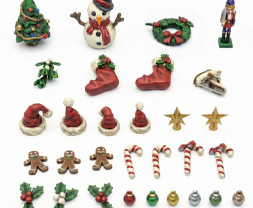 3D Printed Christmas Decorations Set – sada vianočných ozdôb (30 ks)