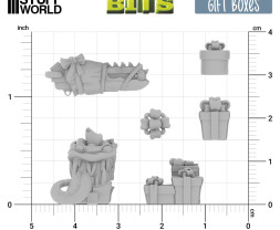 3D Printed Set Gift Boxes – 3D tlačené darčeky (22 ks)
