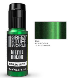 Vivid Metallic Paint - Ironleaf Green 17ml