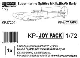 1:72 Supermarine Spitfire Mk.Ib,IIb,Vb Early (Joy Pack)