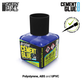 Blue Cement Fast Glue for Plastics – modré lepidlo na plastové modely (40 ml)