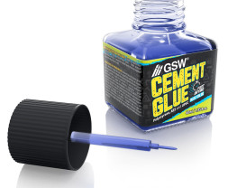 Blue Cement Fast Glue for Plastics – modré lepidlo na plastové modely (40 ml)