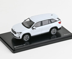 1:43 Škoda Kodiaq II (2023) - Biela Moon Metalíza