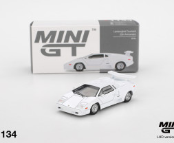 1:64 Lamborghini Countach 25th Anniversary White - blister