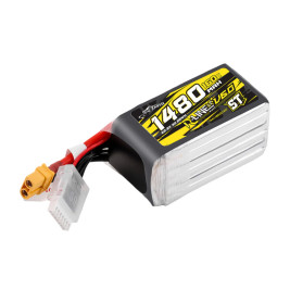 Gens ace LiPo Tattu R-Line V6 - 6S 1480mAh 22,2V 6S1P ST (160C) XT60 Plug