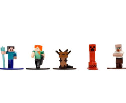 Jada Minecraft Kovové Zberateľské Nanofigurky 18 ks, Wave 13