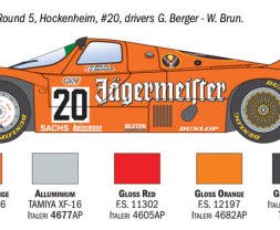 1:24 Porsche 956 Jägermeister