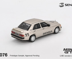 1:64 Mercedes-Benz 190 E 2.3-16 No.11 Ayrton Senna 1984 w/ Figure