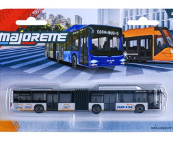 Majorette MAN City Autobus - Strieborný
